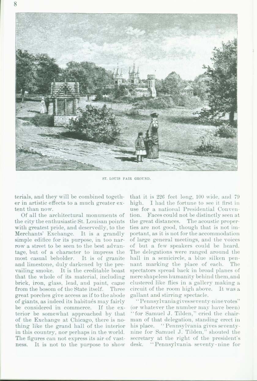 SAINT LOUIS IN 1884: "the future great city of the world". vist0024e